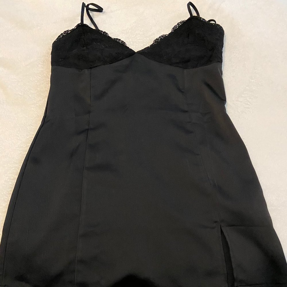 Black Forever 21 Slip Dress